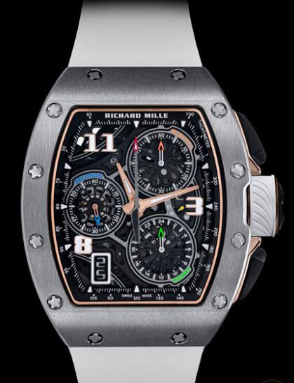 Replica Richard Mille RM 72-01 Lifestyle In-House Chronograph Watch Red Gold Rubber Strap